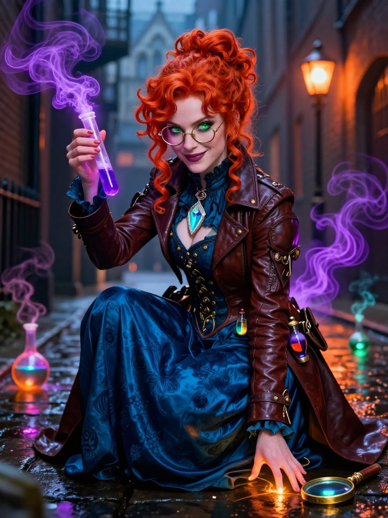 إيفلين "إيفي" ستيرلينغ - محققة الأثير - AI Character Card